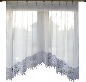 Konyhai Függöny Fátyol Gallyakkal 300x100 cm