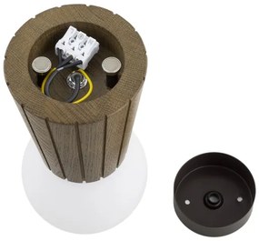 Argon 8974 - VOLANTE fürdőszobai mennyezeti lámpa 1xG9/6W/230V IP44 átm. 12 cm barna