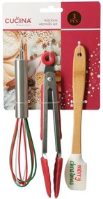 Konyhai eszközök készlete – habverő, fogó, spatula