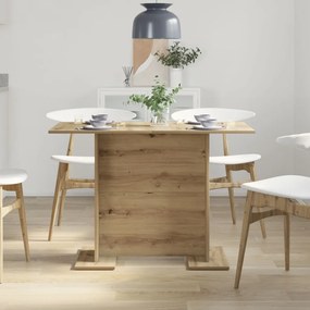 Étkezőasztal Kézműves Tölgy 110x60x75 cm Mérnöki Fa