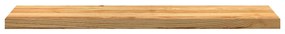 ablakpárkányok 2 db világosbarna 110x25x2 cm tömör fa tölgyfa
