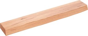 vidaXL világosbarna kezelt tömör tölgyfa fali polc 60x10x4 cm