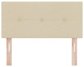 Fejtámla Gombos Rávarrású Krém 90 cm Szövet