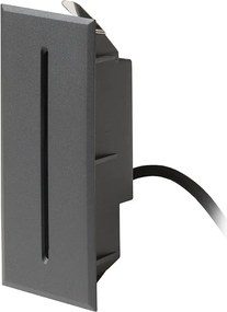 RENDL SEGNO süllyesztett lámpa antracitszürke 230V LED 3W IP54 3000K