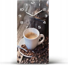 Üveg falióra Kávéscsésze 30x60 függőleges