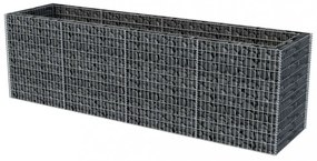 acél gabion magaságyás 360 x 90 x 100 cm