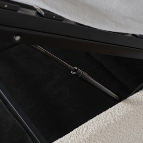 Franciaágy Krém Bouclé Kárpittal. Ágyneműtartóval. 180x200 BRISTOL