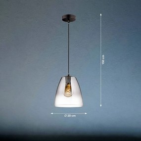 Fischer & Honsel modern függeszték miro bézs fekete szürke fhl60840