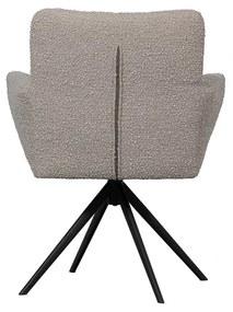 Bézs kárpitozott étkezőfotel Vinny – WOOOD