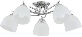 Felületre szerelhető csillár SEVA 5xE27/15W/230V fényezett króm