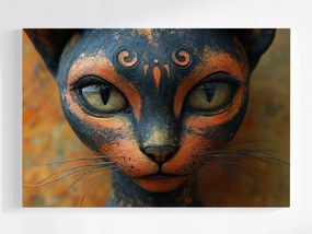 Poszter Macska Figura Művészet Egyiptom Rejtély Dísz 60x40