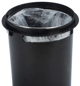 WENKO 24009800 - LEMAN szemetes 17x25 cm rozsdamentes acél/arany/fekete