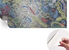 Öntapadós fotótapéta Nappaliba és Hálószobába Növényi örvények 250x104