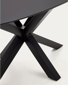 Étkezőasztal üveg asztallappal 100x200 cm Argo – Kave Home