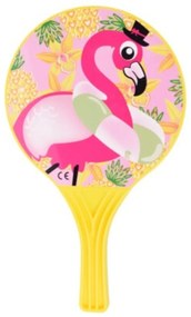 Flamingo Pingpongütő, 3 darabos, 23x38 cm, polipropilén, sárga