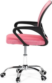 Gyerek forgószék hintamechanikával, rózsaszín hálós kivitelben KA-L103 PINK