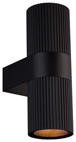 Nordlux - Kültéri fali lámpa KYKLOP 2xGU10/25W/230V IP54 fekete