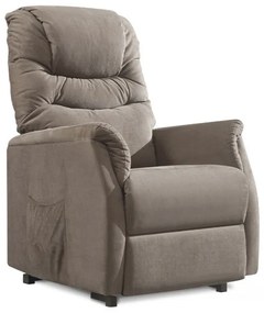 Fotoliu Pentru Tv Și Relaxare Cu Control Electric Textil Capucino Tv-1171