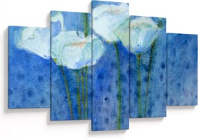 Kép - fehér tulipán (150x105 cm)