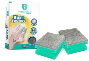 Mosogatószivacs, 2 db, BONUS Bioactive Sponge Immunetec (KHT775)