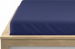 Mikroszálas gumis lepedő tengerészkék 90 x 200 cm