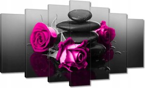 Vászonkép 140x80 Rózsaszín rózsa Spa Wellness