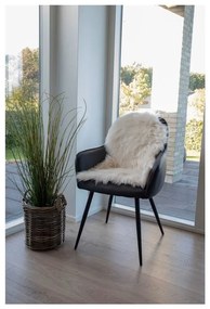 Krémszínű szintetikus szőrme szőnyeg 50x85 cm – House Nordic