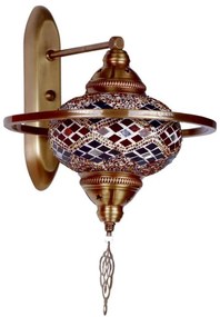 YENI fali lámpatest 1xE27/40W/230V bronzszínű