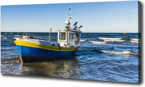 Vászonkép Hajó a tengeren 100x70 cm