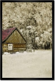 Poszterek keretben 40x60 Rönkház Bale