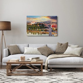 Kép - panoráma, Pozsony, Szlovákia (90x60 cm)