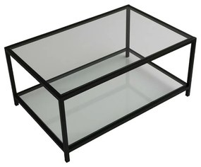 Astra Black dohányzóasztal sötét üveggel