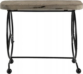 Dekoratív asztal alakú virágtartó állvány 26x16x22 cm