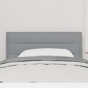 LED Fejtámla Csíkos Design Világosszürke 80 cm Szövet