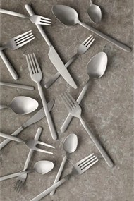 Matt ezüstszínű rozsdamentes acél négyszemélyes desszertes villa szett 4 db-os Stella – Blomus