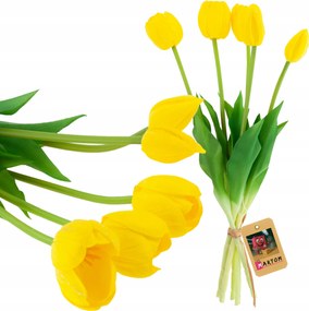 Tulipán csokor tulipán Művirágok élő nád gumírozott 5db