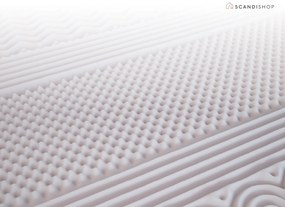 Hab matrac DELUXE  90 x 200 cm Matracvédő: Matracvédővel