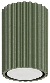 Sollux Sollux SL.1606 - Spotlámpa KARBON 1xGU10/10W/230V 10 cm zöld SLX1283
