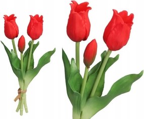 Tulipán Csokor Tulipán Gumi Gumírozott, Mint Az Élő