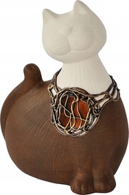 Macska Cica Figura Ólomüveg Ajándék