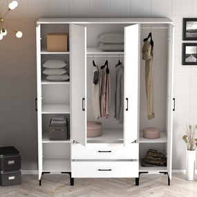 Ruhásszekrény Kiara RTR (fehér). 1088540