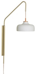 Fehér-bézs konnektorhoz csatlakoztatható fali lámpa ø 29 cm Current – Hübsch