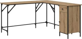 vidaXL Asztal Artisan tölgy 141 x 141 x 75 cm Faanyag