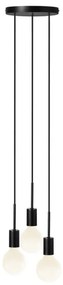 Nordlux - PACO kábeles függeszték 3xE27/25W/230V fekete