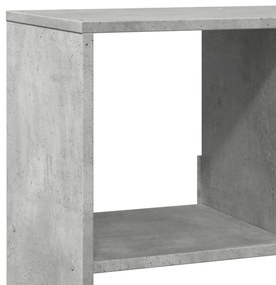 betonszürke szerelt fa térelválasztó 100 x 33 x 156,5 cm