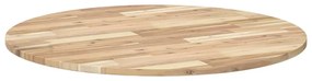 kerek tömör akácfa asztallap Ø90 x 2 cm