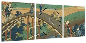 Kép - Katsushika Hokusai, Ariwara no Narihirafrom the series One Hundred, Poems Explained by the Nurse (Hyakunin isshu uba ga etoki), reprodukciók (ór (90x30 cm)