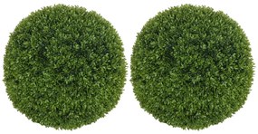 Műnövény szett, 2 db buxus, 40cm magas