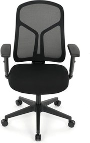 Irodai szék szinkronmechanikás fekete hálós KA-S2173 BK