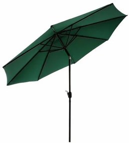 GARTHEN Kerti napernyő fogantyúval 2,9 m zöld